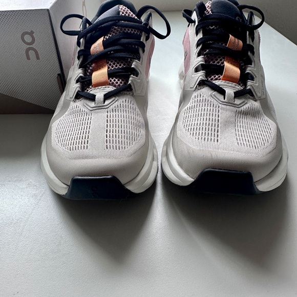 On Cloudrunner 2 Running Women's Sneakers - White, Pink, and Black Accents - Picture 2 of 6